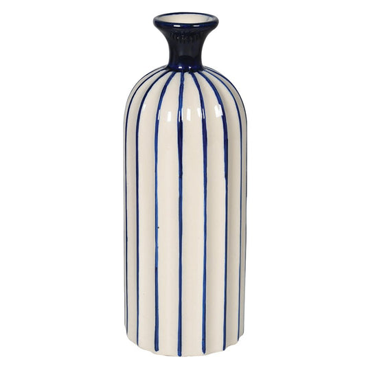 Hand Painted Blue and White Vase