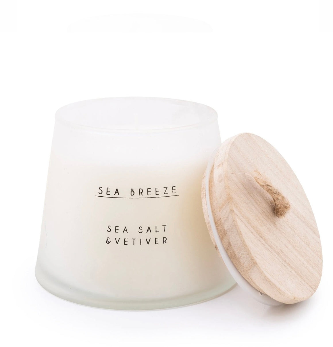 Sea breeze lidded scented candle